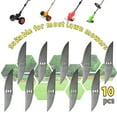 thumbnail image 2 of KingFurt 10 Pack Universal Metal Blades For String Trimmers Durable Lawn Care Attachments For Grass Cutting, 2 of 8