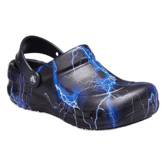 Crocs at Work Unisex Bistro Graphic and Solid Clogs