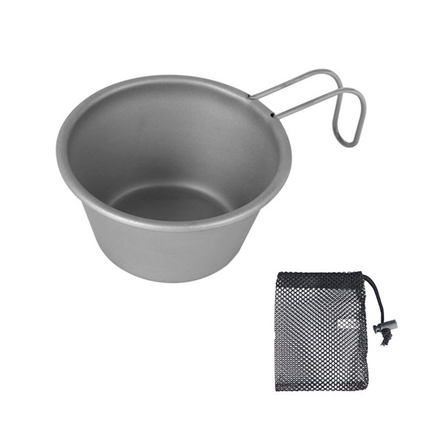 Worallymy Taza de agua 304 Acero inoxidable 50ml Taza de bebida para acampar Mini taza de vino plegable portátil para exteriores, 1pc Worallymy JD735802115