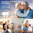 thumbnail image 6 of Icebreaker Personal Sound Amplifier, Wireless Rechargeable Digital Personal Sound Amplifier Magic Ear For Seniors Inner,AI Noise Reduction, Perfected Ergonomics, with Charging Box (White), 6 of 10