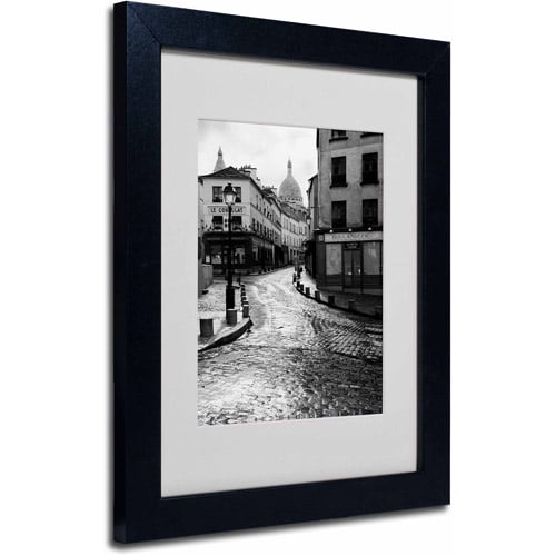 Trademark Fine Art "Montmartre" Framed Canvas Art by Chris Bliss