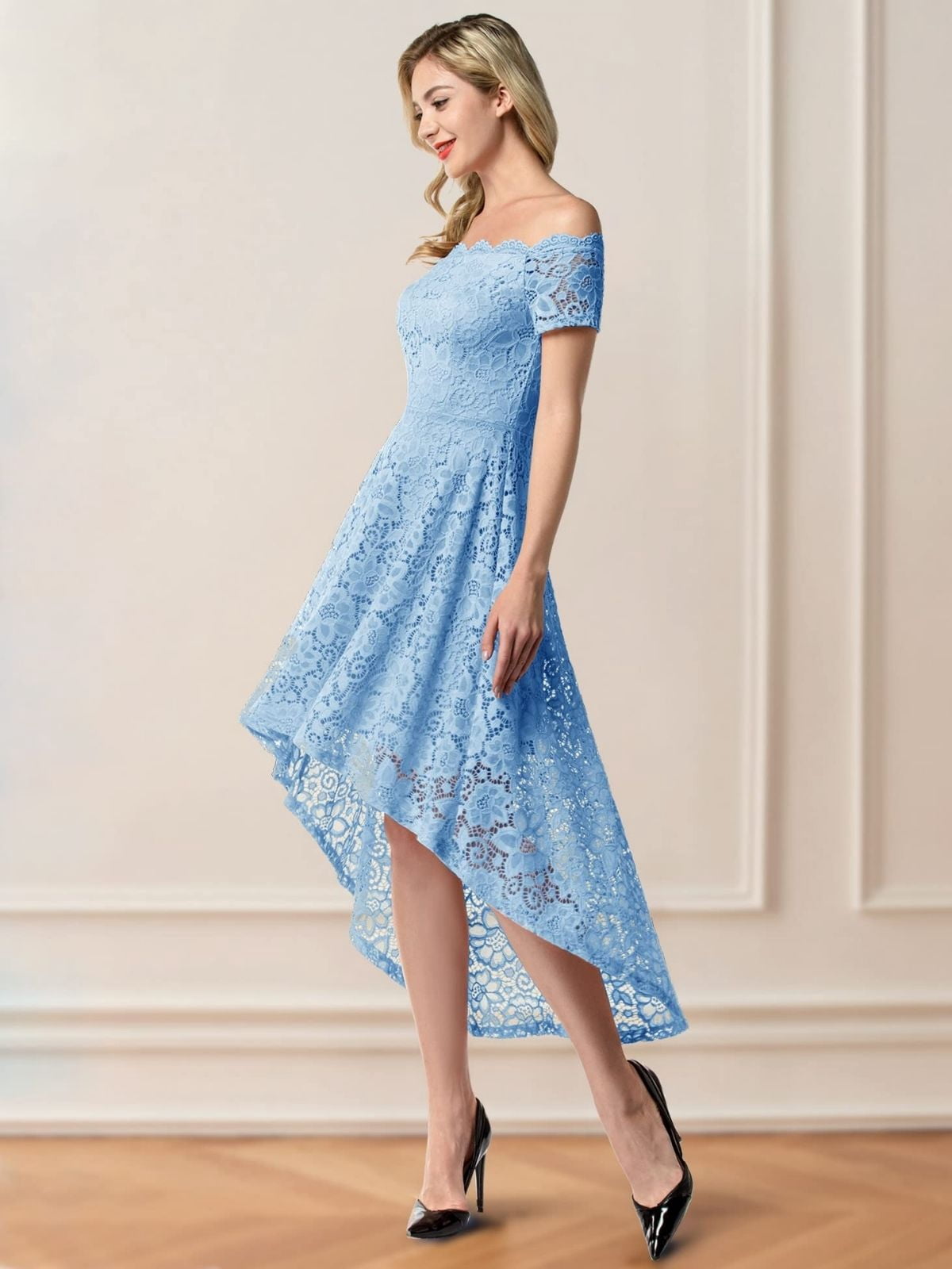 Dressystar Women Lace Bridesmaid Dress Female Knee-Length Hi-Lo Cocktail Party Dress - Walmart.com Dressystar Women Lace Bridesmaid Dress Female Knee-Length Hi-Lo Cocktail Party Dress - Walmart.com