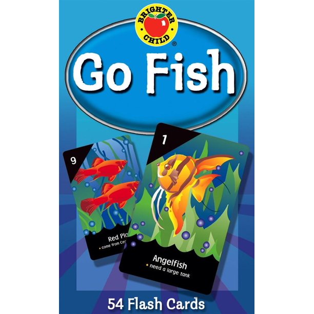 Go Fish Card Game 54 Flash Cards