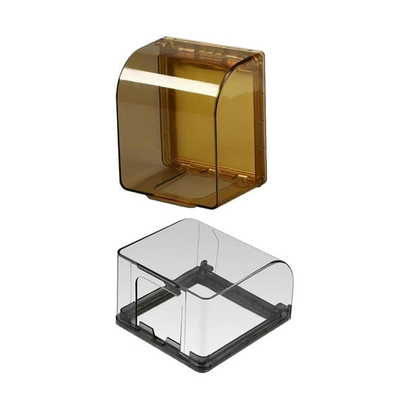 2 Organizadores de Cubierta de Protección de Enchufe de Alta Resistencia para Fuente de Alimentación de Interruptor de Cocina BLESIY cubierta de protección del interruptor