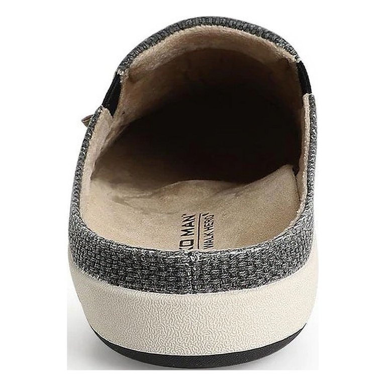 GeckoMan Men Arch Support Canvas Slipper Loafers -Beige GeckoMan Men main image 3