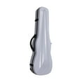 thumbnail image 3 of Estuche de Violín de Tamaño Completo 4/4 Perfecl Mochila Dura Portátil Cuadrícula Blanca, 3 of 8