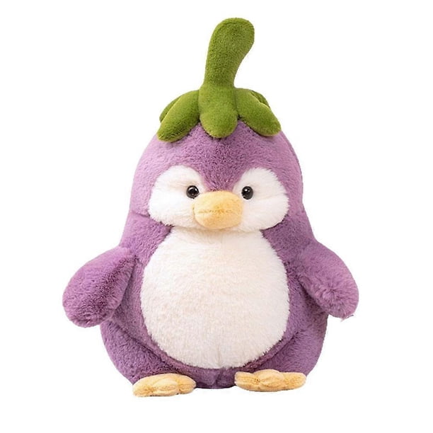 Purple Penguin Plush Toy Eggplant-Shaped Penguin Plush Stuffed Animal Toys