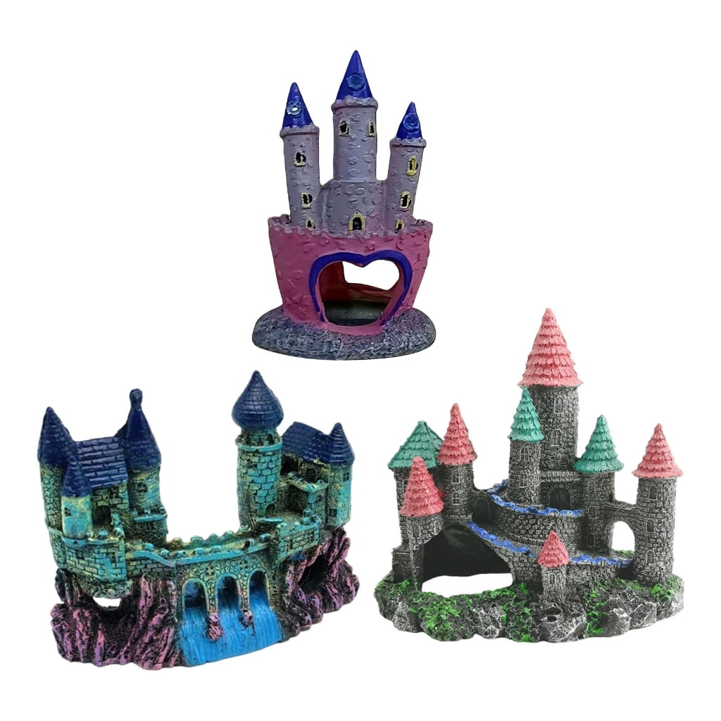 Aquariums Landscape Hideouts Fish Tanks Landscaping for Shrimp Breeding Landscape Ornaments Castles Craft