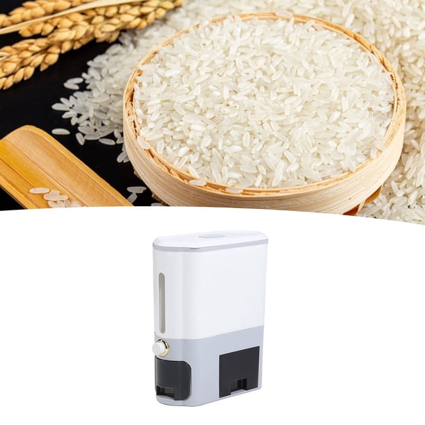 Contenedor de Arroz Contenedor de Almacenamiento de Arroz Cubo de Arroz Hermético Contenedor de Almacenamiento de Arroz Contenedor de Grano Sellado Grande con Tapa Cilindro ANGGREK Otros