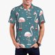 thumbnail image 1 of Fotbe Flamingo Camiseta Polo de Golf para Hombre con Estampado – Camisa Deportiva Transpirable con Cuello Abotonado-3X-Large, 1 of 6