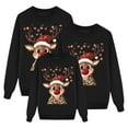thumbnail image 4 of breaise Christmas Family Matching Sweatshirt Long Sleeve Crew Neck Pullover Sweatshirt Xmas Holiday Graphic Tshirt for Adults Kids, 4 of 4