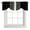 Black Beige, variant on Tie Up Valances for Windows, Yellow Beige Striped Adjustable Valance Curtains Window Treatment for Living Room/Bedroom, Modern Farmhouse Retro Lines Rod Pocket Kitchen Curtains & Drapes 42x18 Inch
