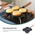 thumbnail image 6 of SEWCHICS Non-Stick Omelette Pan Cast Iron Black for Home Cooking 1Pc, 6 of 8
