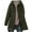 Army Green, variant on Women's Packable Lightweight Coat Full-Zip Puffer Jacket with Hood Quilted Winter Mid Length Coat Slim Plus Size Thin Jacket Long Warm Winter Coats for Women S-50 Khaki 4XL