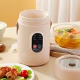 thumbnail image 1 of 500W Portable Electric Stew Pot Compact Design, Versatile Cooking, Efficient Heat Dissipation, Easy Scheduling, Visual Lid with 304 Stainless Steel Steaming Basket, 1 of 7