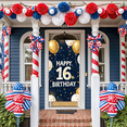 thumbnail image 5 of Blue Backdrop Happy 16th Birthday Banner with Balloons Stars and Hearts Party Decors Photography Props for Birthday Party Celebration Photo Booth Setup, 5 of 7