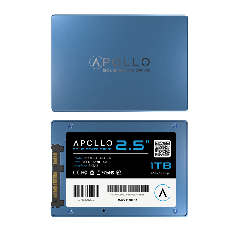 Apollo 1TB Internal Solid State Drive HDD, 2.5