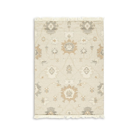 Signature Design by Ashley Calkin 5' x 7' Rug, Linen,Gray & Caramel