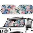 thumbnail image 2 of HUIACONG Sea Turtle Sunshade Sun Shade Windshield Heat Shield Sun Visor Mat Compatible with Jeep Wrangler Rubicon Sahara TJ JK JKU 2 Door & 4 Door, 2 of 6