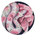 thumbnail image 1 of Cuadros Decorativos Bordado parcial estampado serpiente flor patrón 11CT DIY costura decoración del hogar Likrtyny embutido en tela, 1 of 9