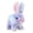 Purple, variant on YIFAEUX Electric Jumping Plush Rabbit Toy Hopping Ears Nose Moving Bunny Plushie Toddlers Boys Girls Interactive Simulation Stuffed Animal Toy with Sound