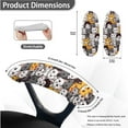 thumbnail image 6 of FKELYI Cartooon Cat Print 2 Piece Office Chair Slipcovers with Armrest Covers Stretch Fabric Swivel Chair Cover for Computer Chair Armchair Washable Protector Home Office Decor, 6 of 7