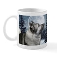 thumbnail image 2 of CafePress - Norwegian Elkhound Mug - 11 oz Ceramic Mug - Novelty Coffee Tea Cup, 2 of 6