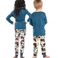 thumbnail image 3 of LazyOne Warm Long-Sleeve PJ Sets for Girls and Boys, Field of Dreams, Funny Animal Kids' Pajama Sets, 3 of 7