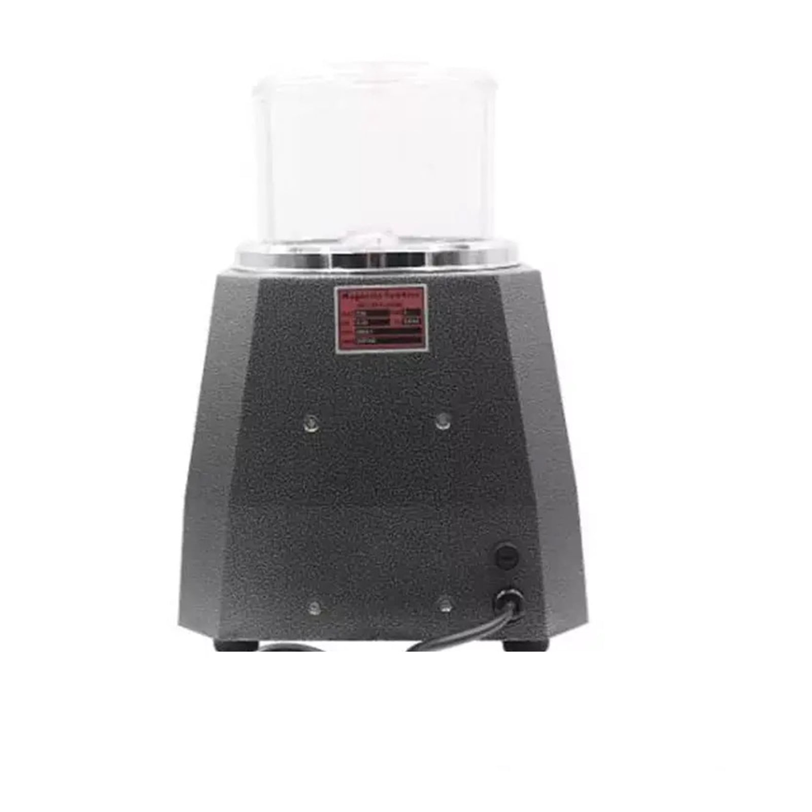 KT-130 Magnetic Tumbler Rotary Polisher Machine, Finishing Machine AC Jewelry Cleaner Tools With 200g Polishing Needles ,Easy to Operate