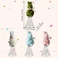 thumbnail image 4 of 1/2PCS Easter Plush Rabbit Miniature Tree Topper Ornaments Easter Tree Topper Decorations Mini Rabbit Ornaments for Holiday Spring Trees Party Supplies Home Decor, 4 of 10