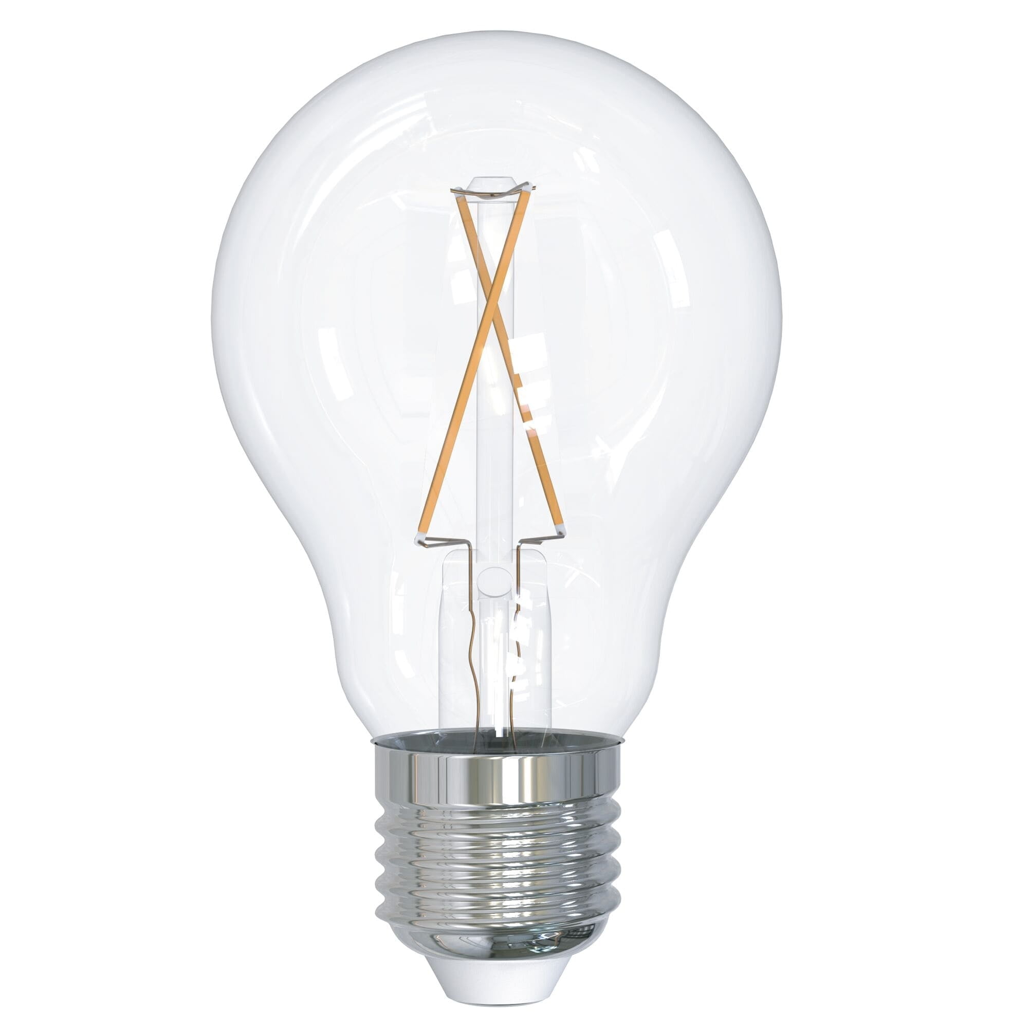 Bulbrite LED 7W Warm White Incandescent Light Bulbs, Dimmable (2 Pack)