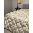 thumbnail image 2 of Floral Down Alternative Comforter, Exotic Tropical Leaves in Continuous Pattern, Microfiber Quilt for All Season, 5 Sizes, Dark Green, by Ambesonne, 2 of 3