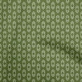 thumbnail image 1 of oneOone Viscose Jersey Green Fabric Asian Ikat Dress Material Fabric Print Fabric By The Yard 60 Inch Wide, 1 of 5
