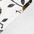 thumbnail image 3 of DriftAway Maeve Bird and Branch Printed Pattern Lined Blackout Thermal Insulated Window Curtain Valance Rod Pocket 18"L x 52"W Plus 2" Header Natural, 3 of 7