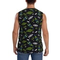 thumbnail image 4 of Kdxio Space Rockets for Men's Muscle T-shirt,Sleeveless for Workout Running Athletic Gym Lounge Casual, 4 of 7