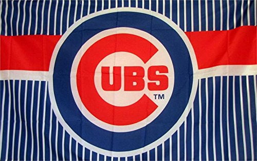 QIFEIHA Drapeau Chicago Cubs 3x5 Pieds Bannière Drapeau