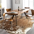 thumbnail image 4 of Easycozy Faux Cowhide Large Cow Print 4.6 x 5.2 Feet Thickened Elastic Rug for Bedroom, Living Room, Home Office, Western Decor, 4 of 7