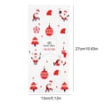 thumbnail image 2 of 200 Pieces Christmas Cellophane Treat Bags, Plastic Christmas Cello Bags with Twist Ties for Candy, Cookie, Goodies, Present Wrap, Xmas Party Favor Supplies, 2 of 6