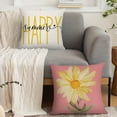 thumbnail image 6 of 1PC Pillow Cover 18x18 Inch, Watercolor Daisy Throw Pillow Covers, Hello Sunshine Summer Outdoor Decor Cushion Case Decoration for Home Couch Chair Sofa, 6 of 6