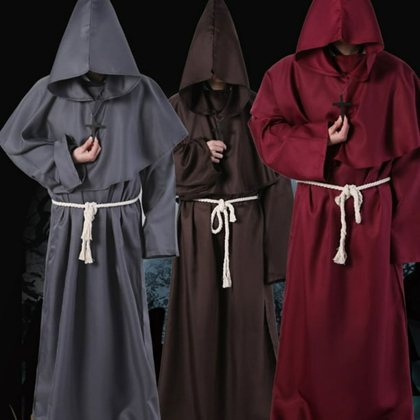 Disfraz Medieval Hombre Disfraz De Monje Medieval, Disfraz De