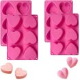 thumbnail image 1 of 2pcs 6 Holes Heart/Diamond Silicone Molds,3D Mousse Cake Mold for Hot Chocolate Bomb Baking Chocolate Fondant Wedding Engagement Valentines Day, 1 of 8