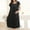 Black, variant on MSJUHEG Womens Pajama Sets Pajamas For Women Women Summer Home Lace Ice Silk Short Sleeve Loose Plus Oversize Nightgown Dress Nightgowns For Women Black One Size
