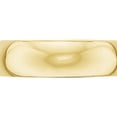 thumbnail image 3 of 10K Yellow Gold 10Ky 6mm Half Round Band Size 9.5 Made In United States 1hr060-9.5, 3 of 5