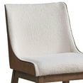 thumbnail image 4 of Wingback Side Chairs (Set of 2) | Stable for Dining or Working | Wood Legs and Boucle-Velvet | Solves the Need for Sturdy Seats, 4 of 5