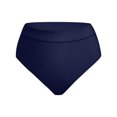 thumbnail image 7 of Sopiago Womens Bikini Bottoms High Waist Bathing Suit Bottom Retro Basic Full Coverage Swimsuit Bottoms for Women Swim Bottoms Dark Blue,M, 7 of 7