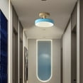 thumbnail image 2 of Vwrxbz Corridor Ceiling Light Neutral LED Wooden Hallway Light Modern Entrance Light Acrylic Lampshade Balcony Fixture, 2 of 9