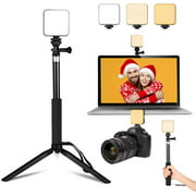 CASLON Webcam Light for Remote Working/Zoom Lighting/Live Streaming, Computer Laptop Clip Light for Video Conferencing