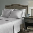 thumbnail image 4 of Madison Park 6-Piece 800 Thread Count Cotton Blend Sateen Sheet Set, King - Grey, 4 of 8