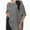 Deep Gray, variant on Oversized T Shirts for Women Short Sleeve Crewneck Summer Tops Loose Casual Mama Shirts Basic Tee