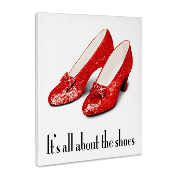 3dRose, Its all about the shoes, Museum Grade Canvas Wrap 8x10